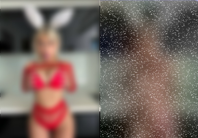 Убрать одежду с фото